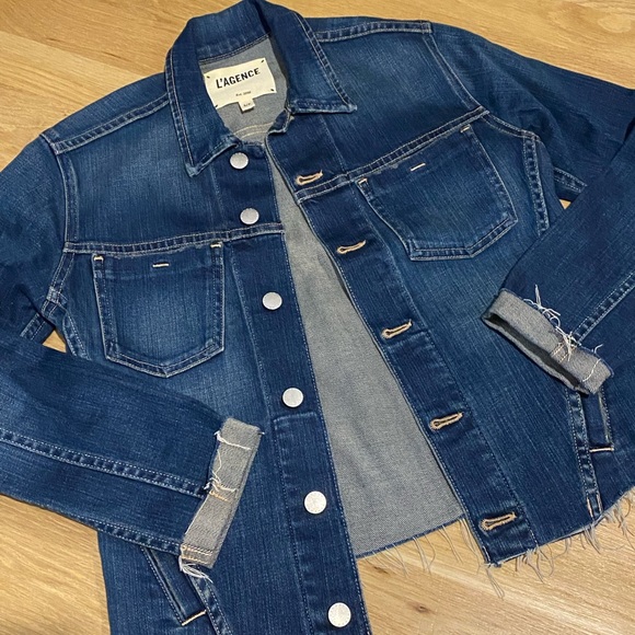 L'AGENCE Jackets & Blazers - L’Agence Janelle Denim Jacket